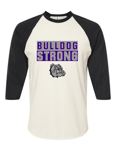 Fayetteville Bulldogs Strong #1 Women's Baseball T-Shirt