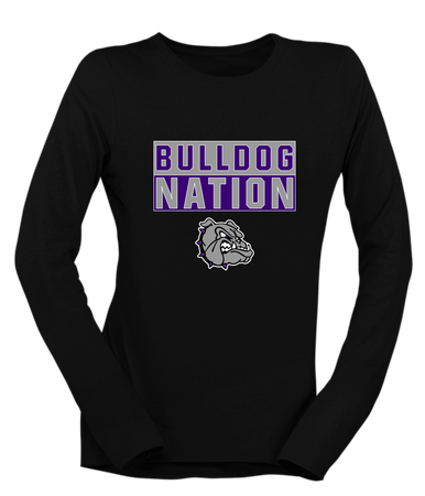 Fayetteville Bulldogs Nation #1 Women's Premium LS T-Shirt