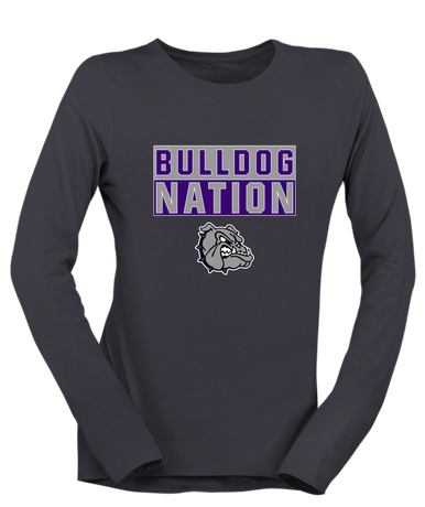Fayetteville Bulldogs Nation #1 Women's LS T-Shirt