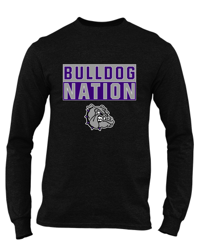 Fayetteville Bulldogs Nation #1 Men's LS T-Shirt