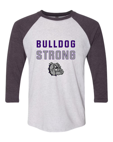 Fayetteville Bulldogs Strong #2 Women's Baseball T-Shirt