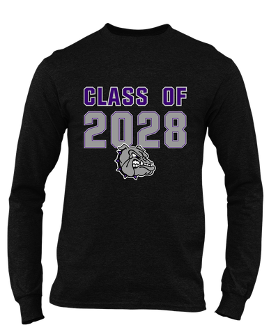 Fayetteville Bulldogs Class of 2028 Men's LS T-Shirt