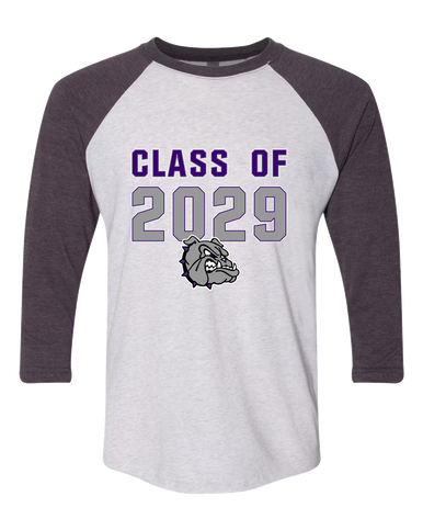 Fayetteville Bulldogs Class of 2029 Men's Baseball T-Shirt