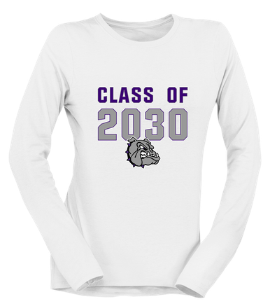 Fayetteville Bulldogs Class of 2030 Women's LS T-Shirt