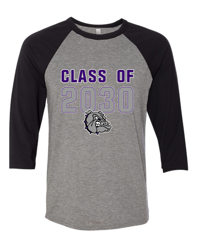 Fayetteville Bulldogs Class of 2030 Men's Baseball T-Shirt