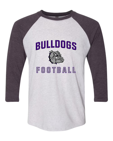 Fayetteville Bulldogs Football #1 Women's Baseball T-Shirt