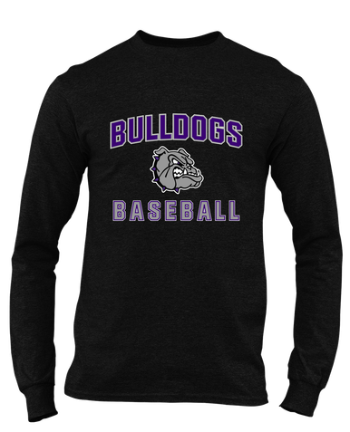 Fayetteville Bulldogs Baseball #1 Men's LS T-Shirt