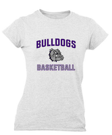 Fayetteville Bulldogs Basketball #1 Women's Premium SS T-Shirt
