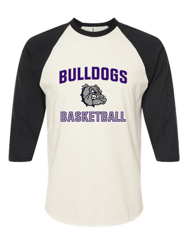 Fayetteville Bulldogs Basketball #1 Men's Baseball T-Shirt