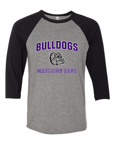 Fayetteville Bulldogs Marching Band Men's Baseball T-Shirt