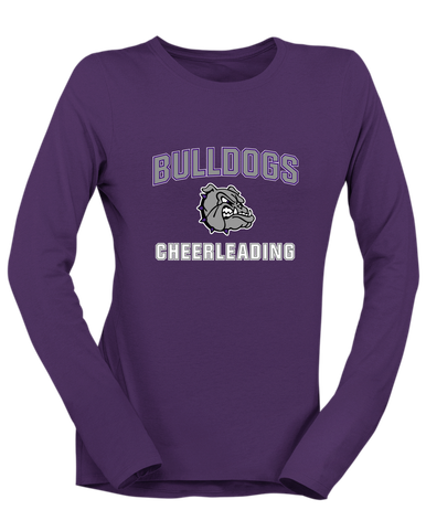 Fayetteville Bulldogs Cheerleading Women's LS T-Shirt