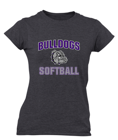 Fayetteville Bulldogs Softball #1 Women's Premium SS T-Shirt