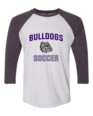 Fayetteville Bulldogs Soccer #1 Women's Baseball T-Shirt