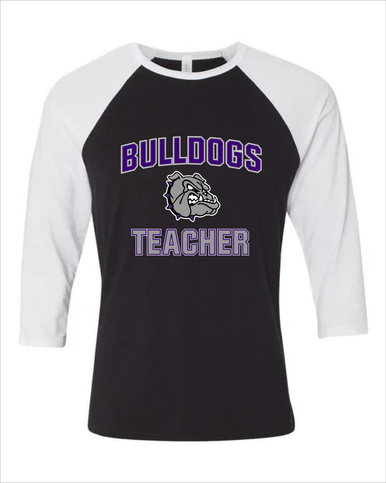 Fayetteville Bulldogs Teacher Men's Baseball T-Shirt