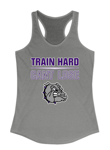 Fayetteville Bulldogs Train Hard, Can't Lose Women's Tank Top