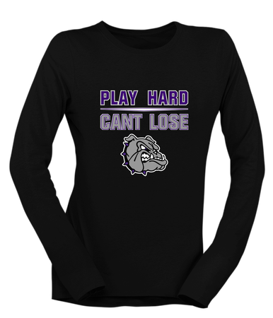 Fayetteville Bulldogs Play Hard, Can't Lose Women's Premium LS T-Shirt