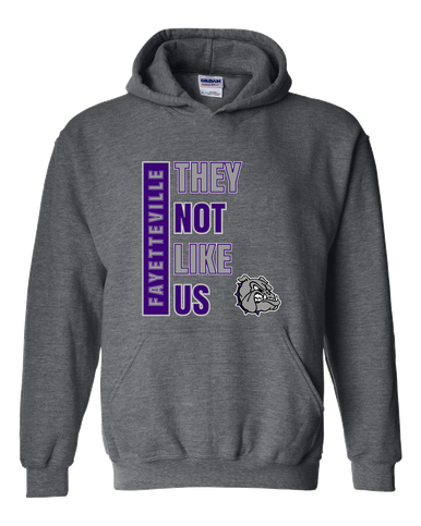 Fayetteville Bulldogs They Not Like Us #1 Men's Hoodie