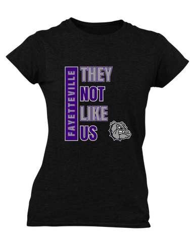 Fayetteville Bulldogs They Not Like Us #1 Women's Premium SS T-Shirt