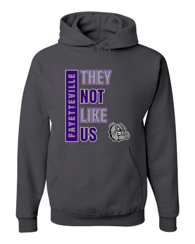 Fayetteville Bulldogs They Not Like Us #1 Men's Premium Hoodie