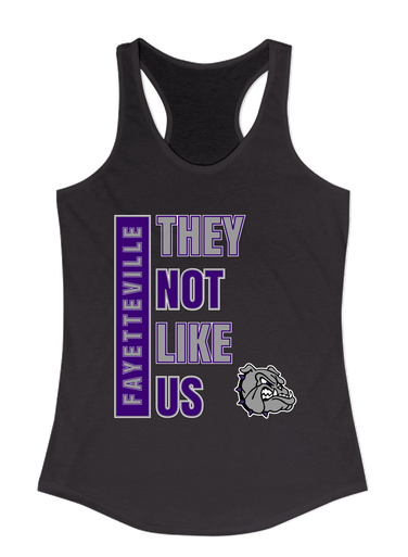 Fayetteville Bulldogs They Not Like Us #1 Women's Tank Top