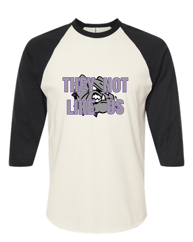 Fayetteville Bulldogs They Not Like Us #2 Women's Baseball T-Shirt