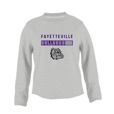 Fayetteville Bulldogs Mascot #7 Women's Sweatshirt