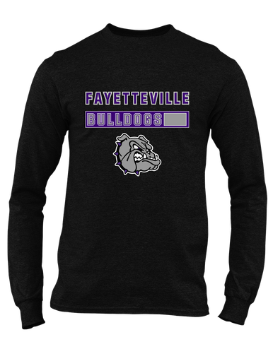 Fayetteville Bulldogs Mascot #7 Men's Premium LS T-Shirt