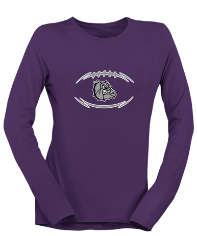 Fayetteville Bulldogs Football #3 Women's LS T-Shirt