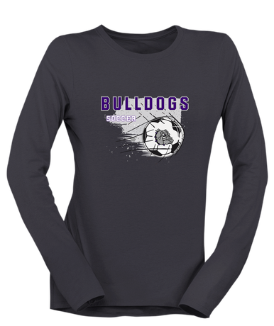 Fayetteville Bulldogs Soccer #2 Women's LS T-Shirt