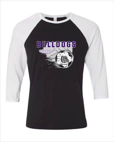 Fayetteville Bulldogs Soccer #2 Men's Baseball T-Shirt