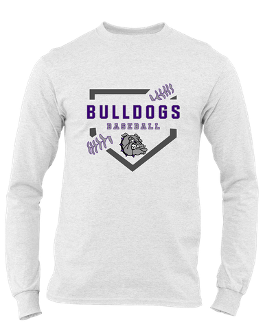 Fayetteville Bulldogs Baseball #2 Men's LS T-Shirt