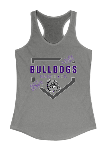 Fayetteville Bulldogs Baseball #2 Women's Tank Top