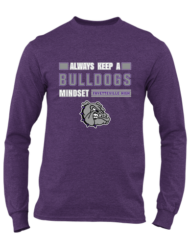 Fayetteville Bulldogs Mindset Men's LS T-Shirt
