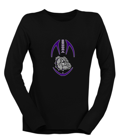 Fayetteville Bulldogs Football #4 Women's LS T-Shirt