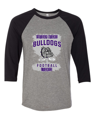 Fayetteville Bulldogs Football #6 Women's Baseball T-Shirt
