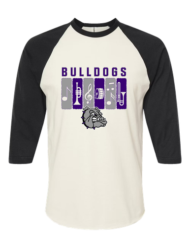 Fayetteville Bulldogs Band # 2 Women's Baseball T-Shirt