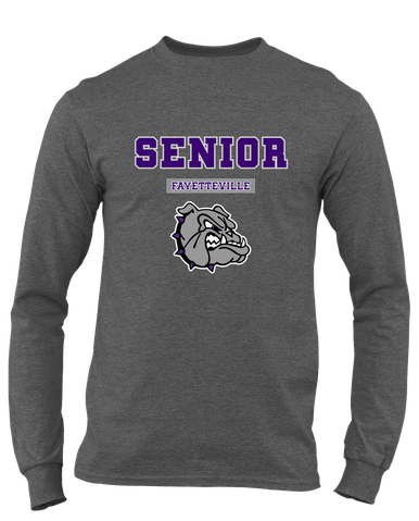 Fayetteville Bulldogs Senior #2 Men's Premium LS T-Shirt