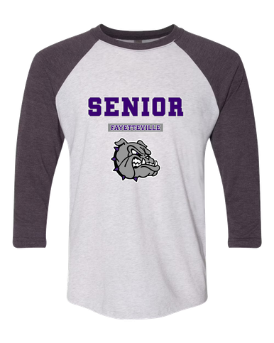 Fayetteville Bulldogs Senior #2 Men's Baseball T-Shirt