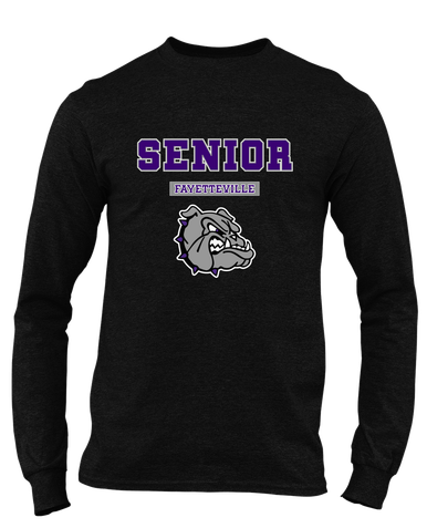 Fayetteville Bulldogs Senior #2 Men's LS T-Shirt