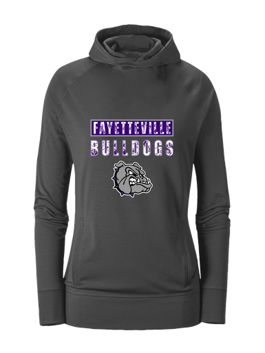 Fayetteville Bulldogs Mascot #9 Women's Hoodie