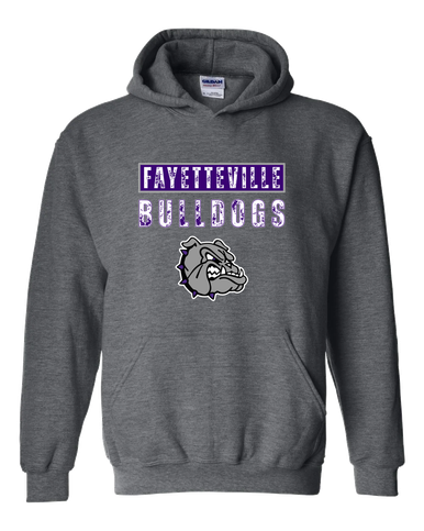Fayetteville Bulldogs Mascot #9 Men's Hoodie