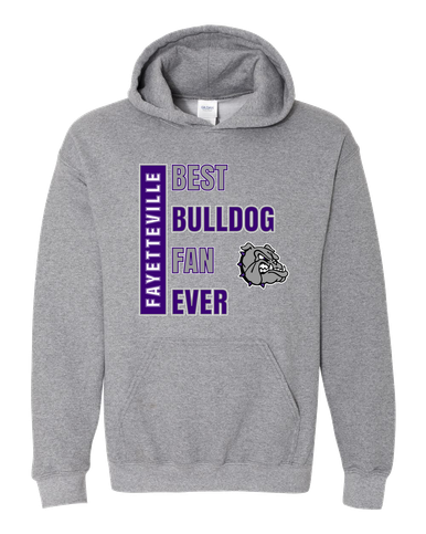 Fayetteville Bulldogs Best Bulldog Fan Men's Hoodie