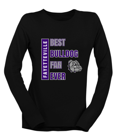 Fayetteville Bulldogs Best Bulldog Fan Women's Premium LS T-Shirt