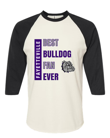 Fayetteville Bulldogs Best Bulldog Fan Men's Baseball T-Shirt
