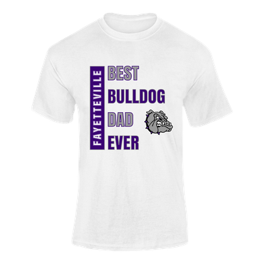 Fayetteville Bulldogs Best Bulldog Dad Men's SS T-Shirt