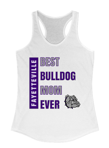 Fayetteville Bulldogs Best Bulldog Mom Women's Tank Top