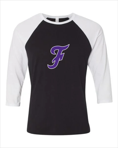 Fayetteville Bulldogs Script F Mascot #1 Women's Baseball T-Shirt