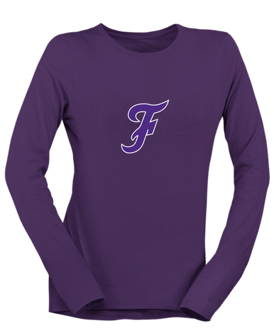 Fayetteville Bulldogs Script F Mascot #1 Women's LS T-Shirt