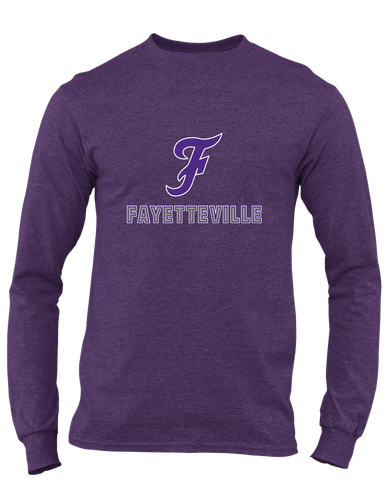 Fayetteville Bulldogs Script F Mascot #2 Men's LS T-Shirt