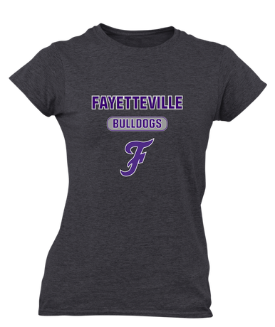 Fayetteville Bulldogs Script F Mascot #3 Women's SS T-Shirt